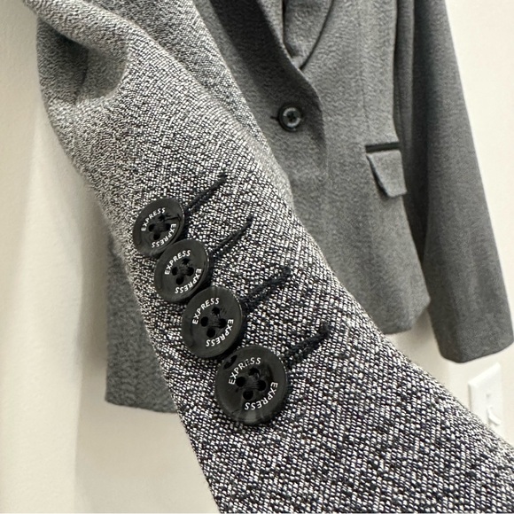 Express Skirt Suit Set Blazer Jacket 2 with Pencil Skirt 0 Office Professional - Picture 7 of 16